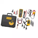 Fluke 1587/MDT FC - комплект мультиметр-мегомметр c функцией беспроводной связи + токовые клещи + индикатор чередования фаз фото