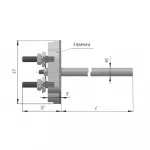 ДДШ5.186.138 вставка термометрическая для преобразователя термоэлектрического ТХА фото