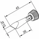 102CDLF100C - паяльное жало Ersa фото