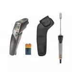 Комплект testo 830-T4 (0563 8314) - Инфракрасный термометр и поверхностный зонд с подпружиненной термопарой фото