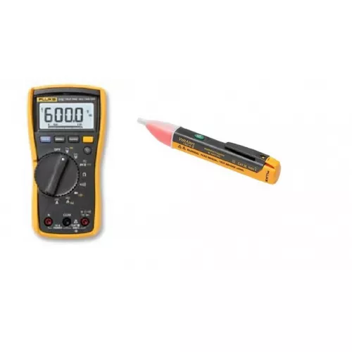 Fluke 115 + 1 ACII - Комплект: Цифровой мультиметр Fluke 115 и бесплатный тестер 1 ACII; фото 1