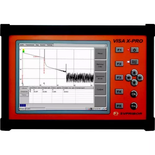 VISA X-PRO 1310/1550 M0 - Оптический рефлектометр на мощной измерительной платформе  со сменными оптическими модулями на 1, 2 и 3 длины волны. фото 1