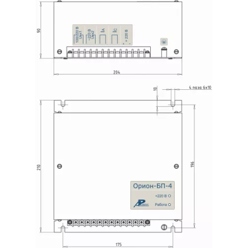 Орион-БП-4 - Блок питания для обеспечения устройств релейной защиты фото 1