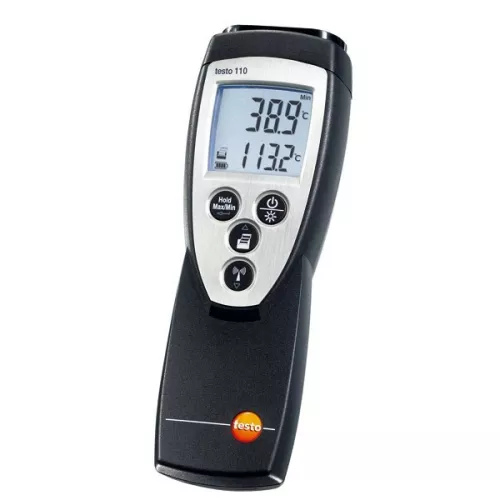 testo 110 (0560 1108) - высокоточный контактный термометр для измерения температуры в холодильных шкафах фото 1