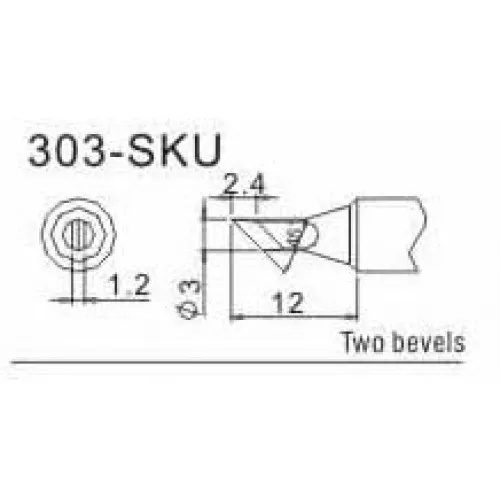 303-SKU - паяльная насадка для Quick фото 1