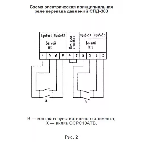 СПД-303 реле перепада давлений фото 2