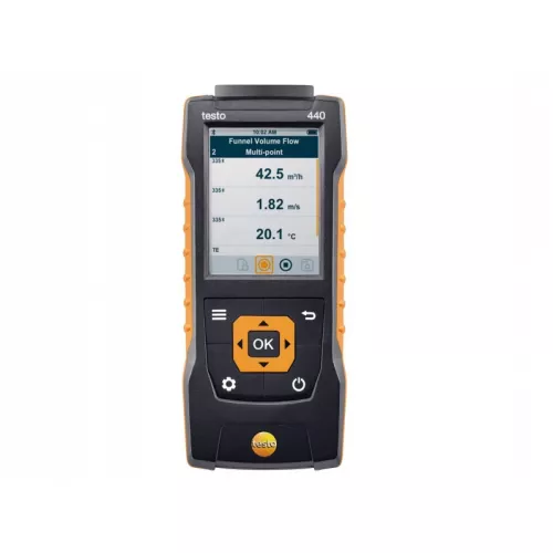 testo 440 (0560 4401) - Прибор для измерения скорости и оценки качества воздуха в помещении фото 1