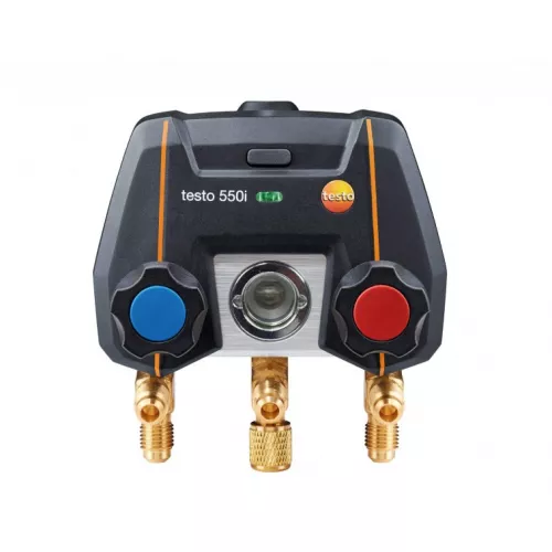 Testo 550i  (0564 2550) - Цифровой манометрический коллектор с 2-х ходовым блоком клапанов и Bluetooth, управляемый через приложение фото 1