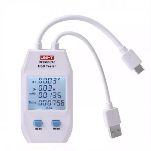 UT658DUAL - USB тестер фото 1